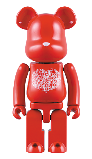 超合金 BEARBRICK INTERNATIONAL LOVE HEART Ver. 200%