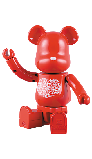 超合金 BEARBRICK INTERNATIONAL LOVE HEART Ver. 200%