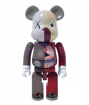 超合金 BEARBRICK KAWS DISSECTED 200%