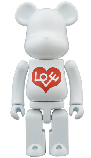 超合金 BEARBRICK LOVE BIANCO 200%