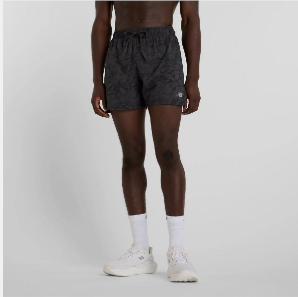 New Balance Men’s RC 5-Inch Performance Shorts – Black | Lightweight Quick-Dry Running & Training Shorts (JUN25)