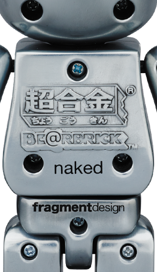 超合金 BEARBRICK FRAGMENTDESIGN (SILVER Ver.) 200%