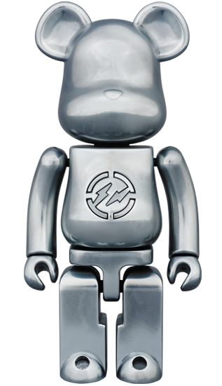 超合金 BEARBRICK FRAGMENTDESIGN (SILVER Ver.) 200%