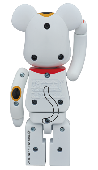 超合金 BEARBRICK 白 招財貓 200%