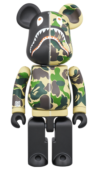 超合金 BEARBRICK BAPE ABC CAMO SHARK 200%