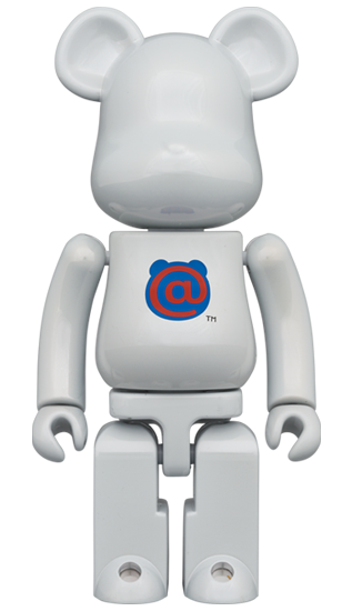 超合金 BEARBRICK 1st MODEL WHITE CHROME Ver. (20th ANNIVERSARY MODEL) (2021) 200%