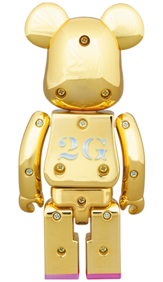 超合金BEARBRICK HAJIME SORAYAMA GOLD & SILVER 200% SET OF