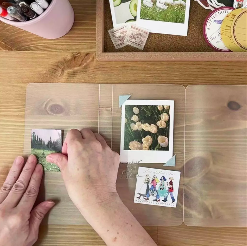 白手帳本_透明霧面活頁手帳 ｜IMAT