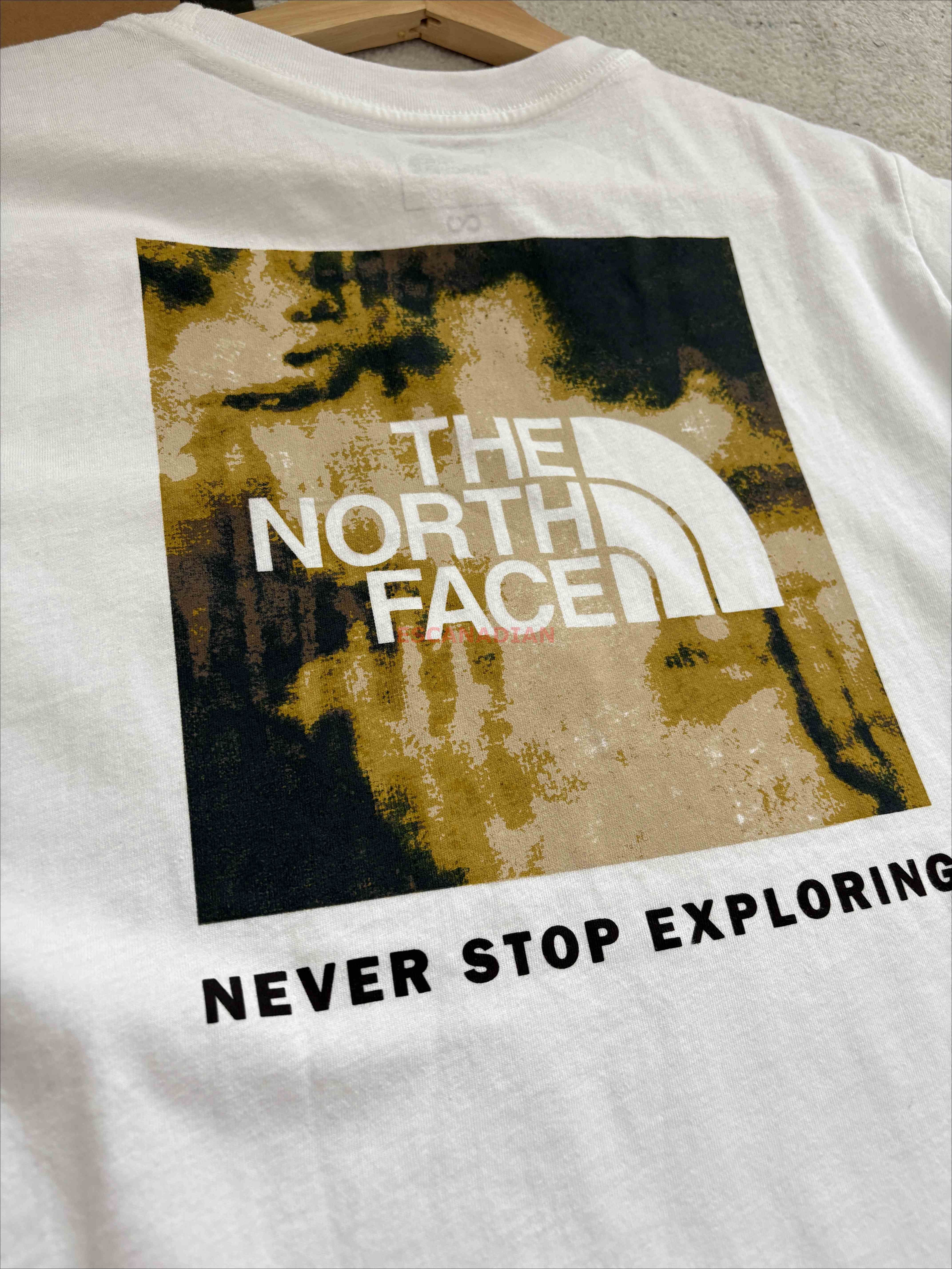 THE NORTH FACE 女大人 風景BOX圖案 短TEE