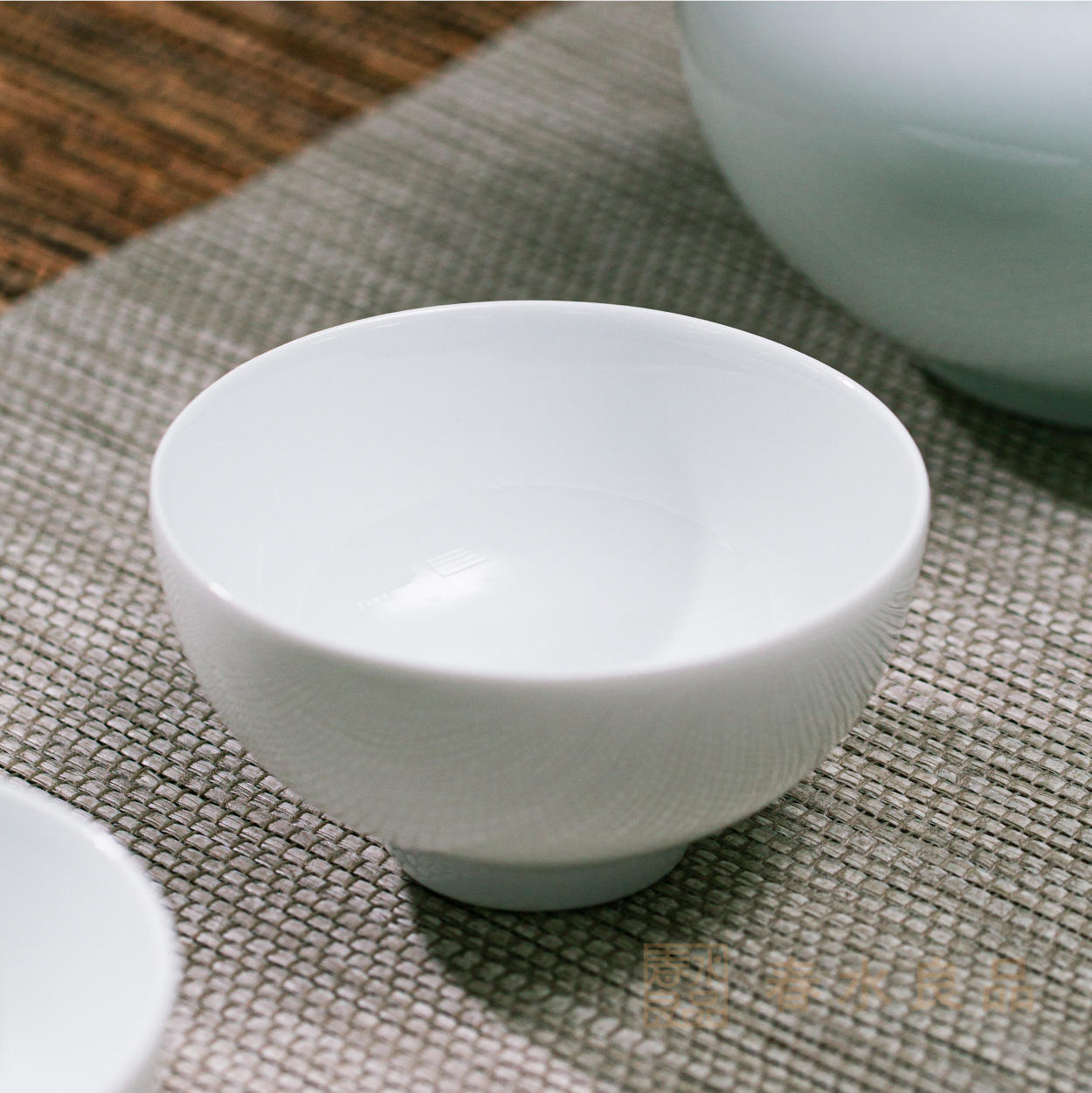 【匠心茶具】圓滿白瓷杯(2入)｜秋山堂出品