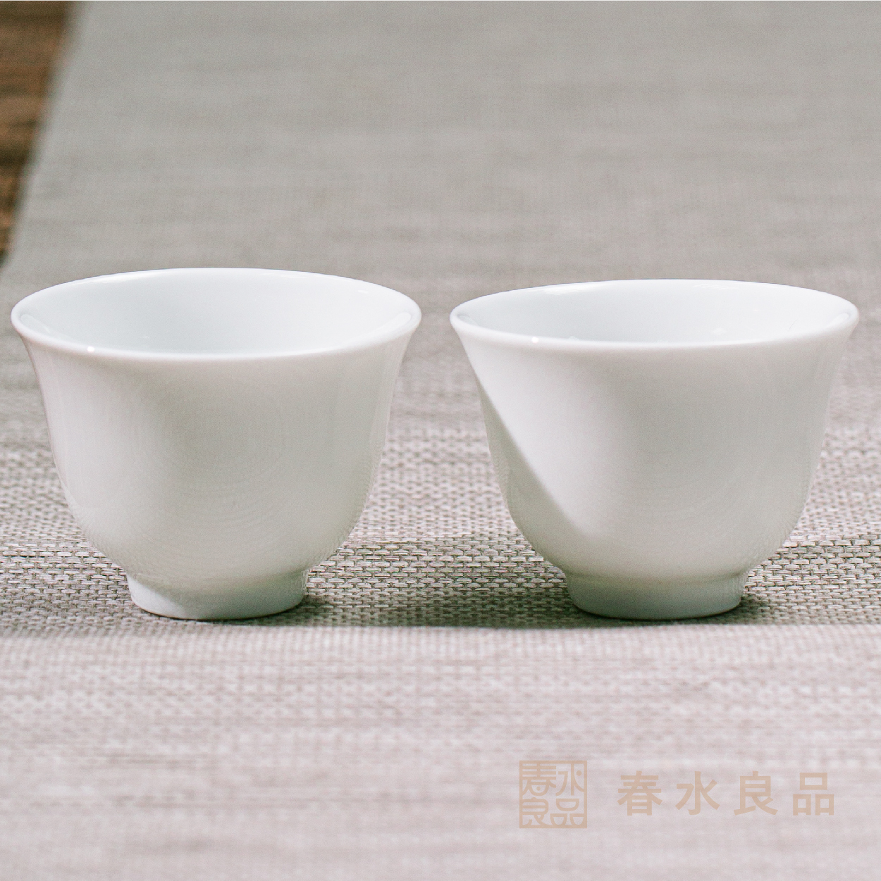 【匠心茶具】白瓷甘玉蘭杯(2入)｜秋山堂出品