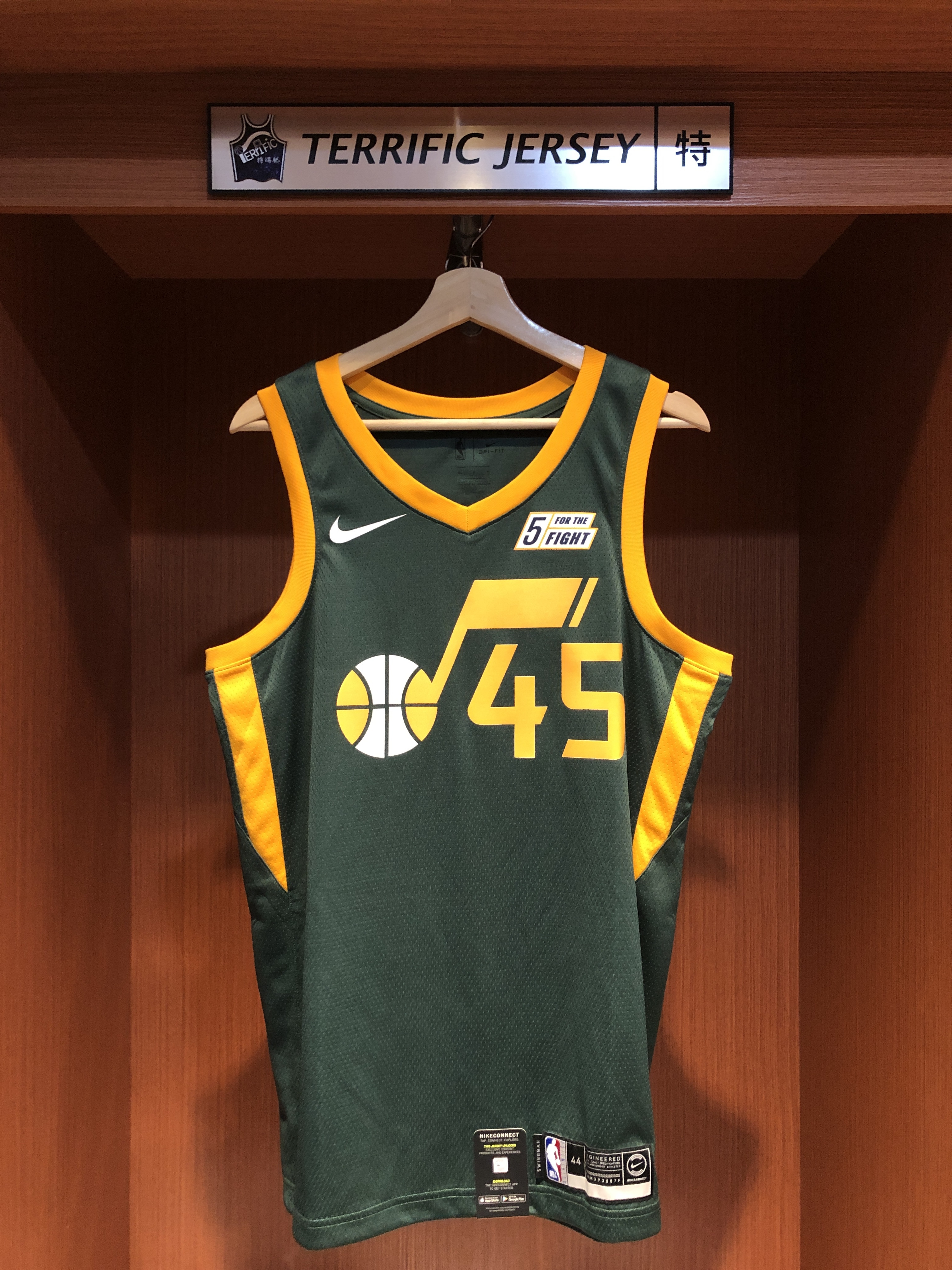 NBA球衣 Donovan Mitchell 猶他爵士獎勵 Earned Nike Swingman 球迷版 熱轉印 含贊助商標 全新