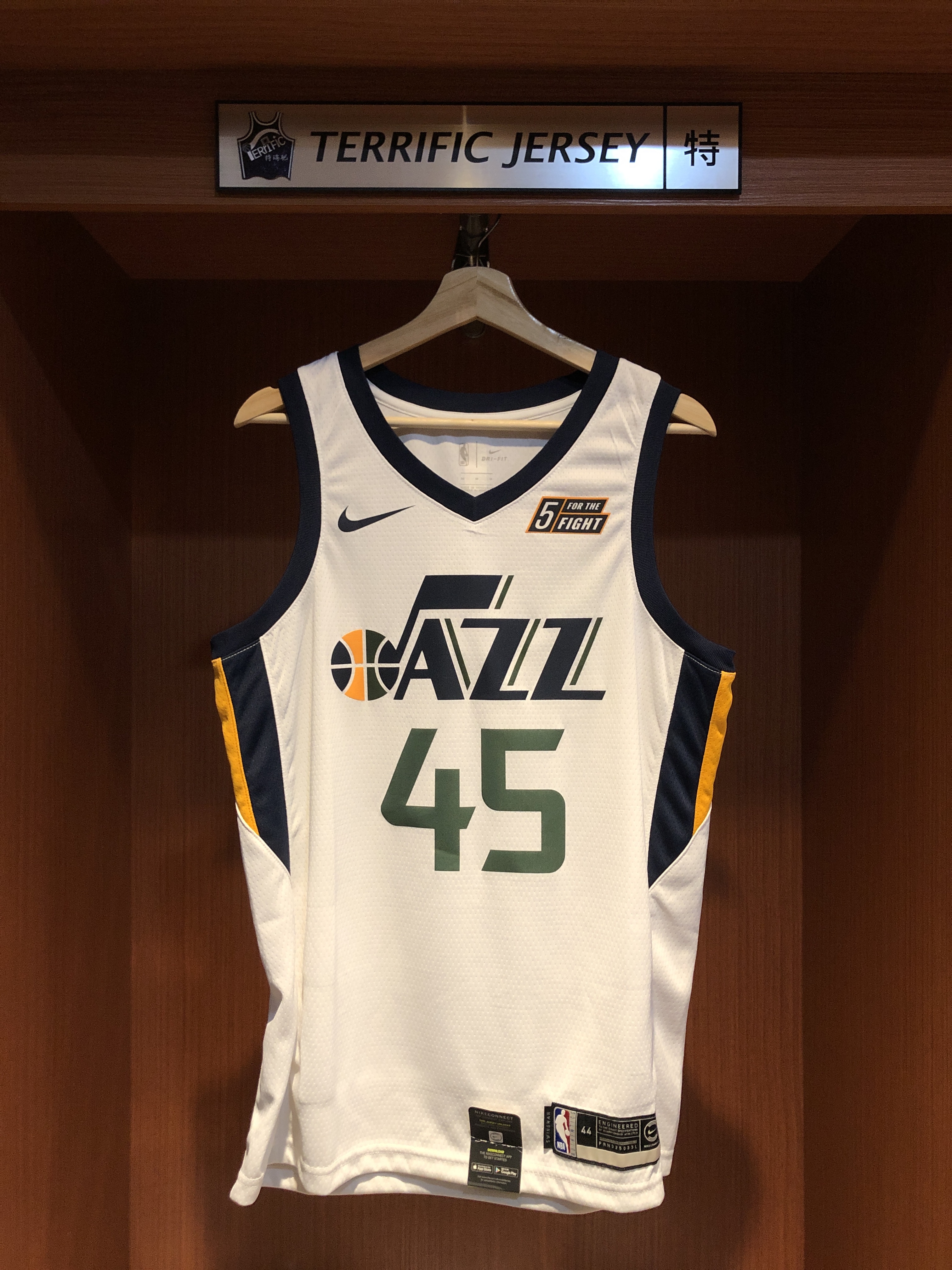 NBA球衣 Donovan Mitchell 猶他爵士白 Association Nike Swingman 球迷版 熱轉印 含贊助商標 全新