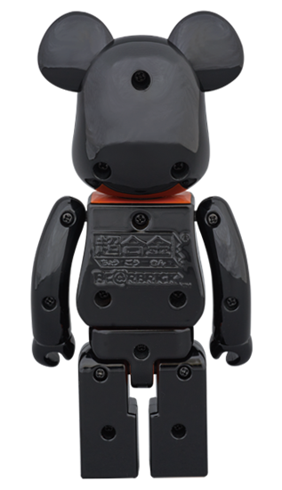 超合金 BEARBRICK PORTER ブラック × オレンジ 200%