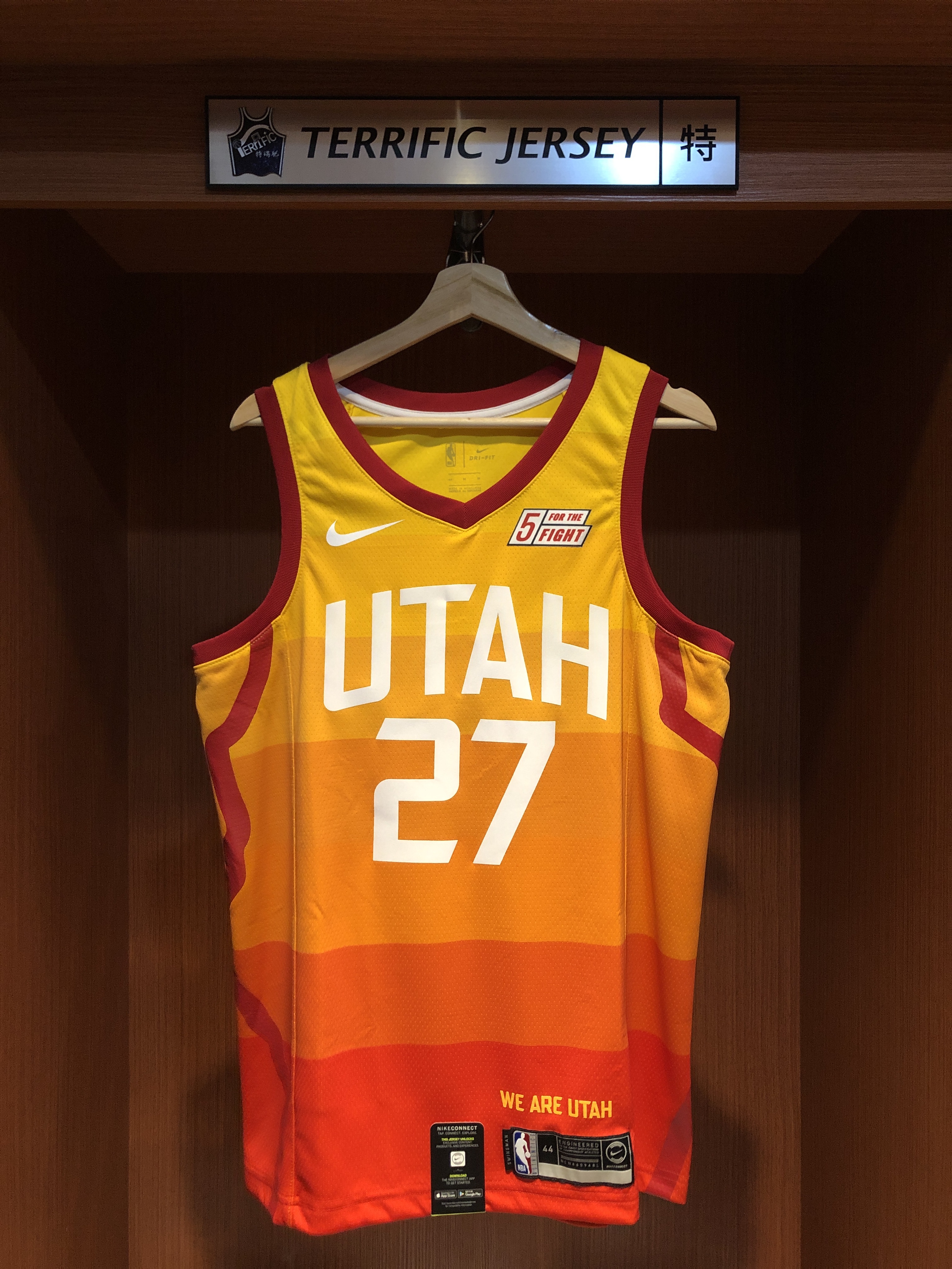 NBA球衣 Rudy Gobert 猶他爵士城市 漸層 City Nike Swingman 球迷版 熱轉印 含贊助商標 全新