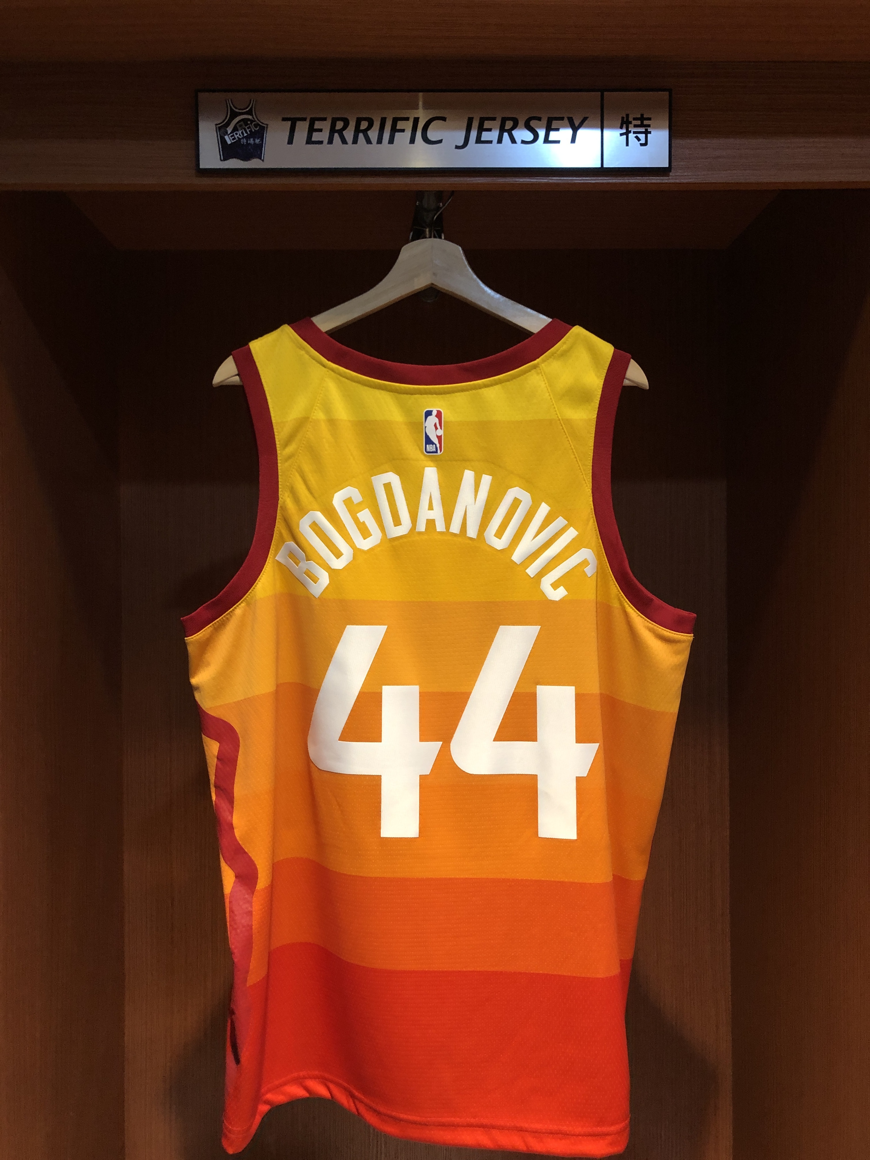 NBA球衣 Bojan Bogdanovic 猶他爵士城市 漸層 City Nike Swingman 球迷版 熱轉印 含贊助商標 全新