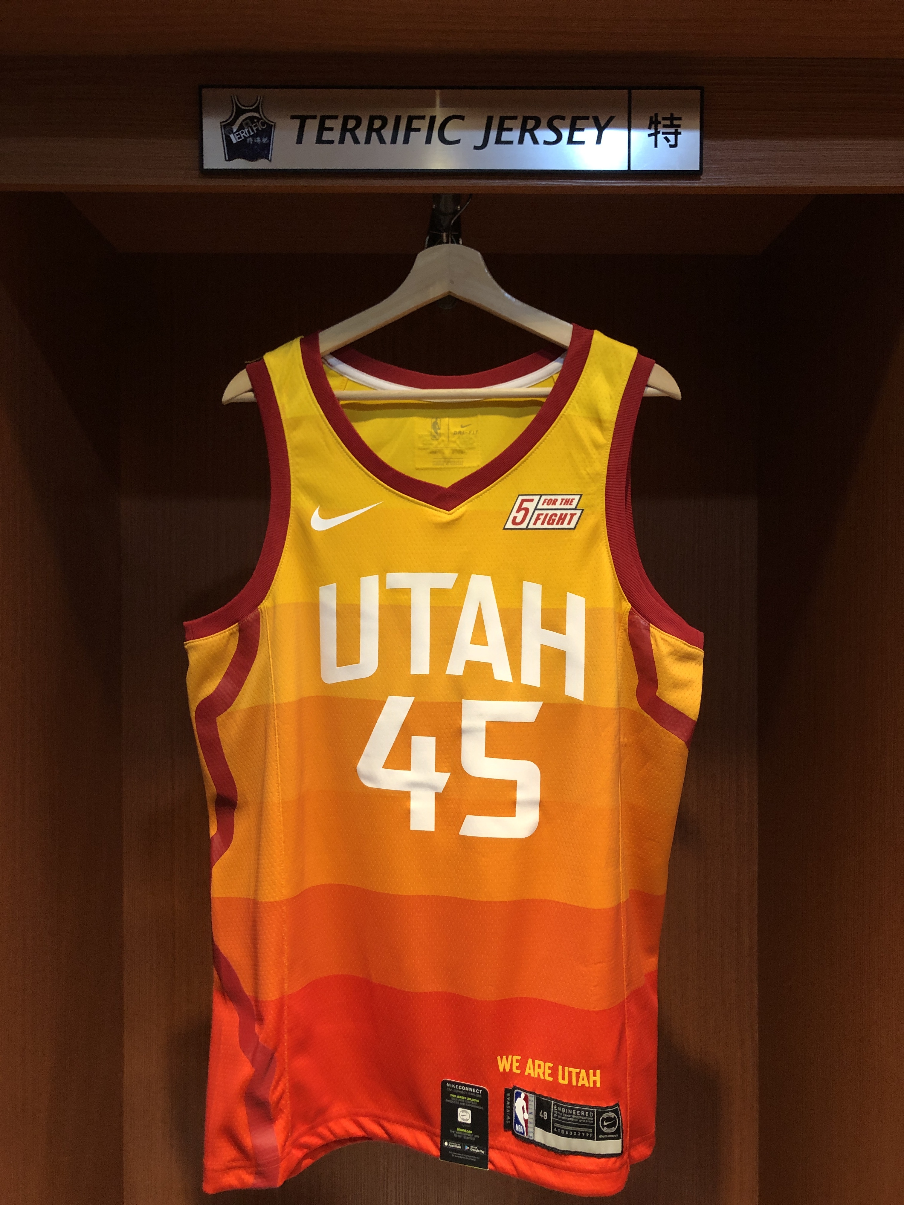 NBA球衣 Donovan Mitchell 猶他爵士城市 漸層 明星賽背章 City Nike Swingman 球迷版 熱轉印 含贊助商標 全新