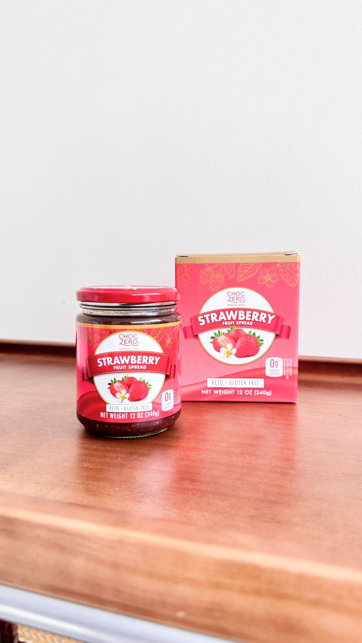 Choczero 無添加糖士多啤梨果醬 340g