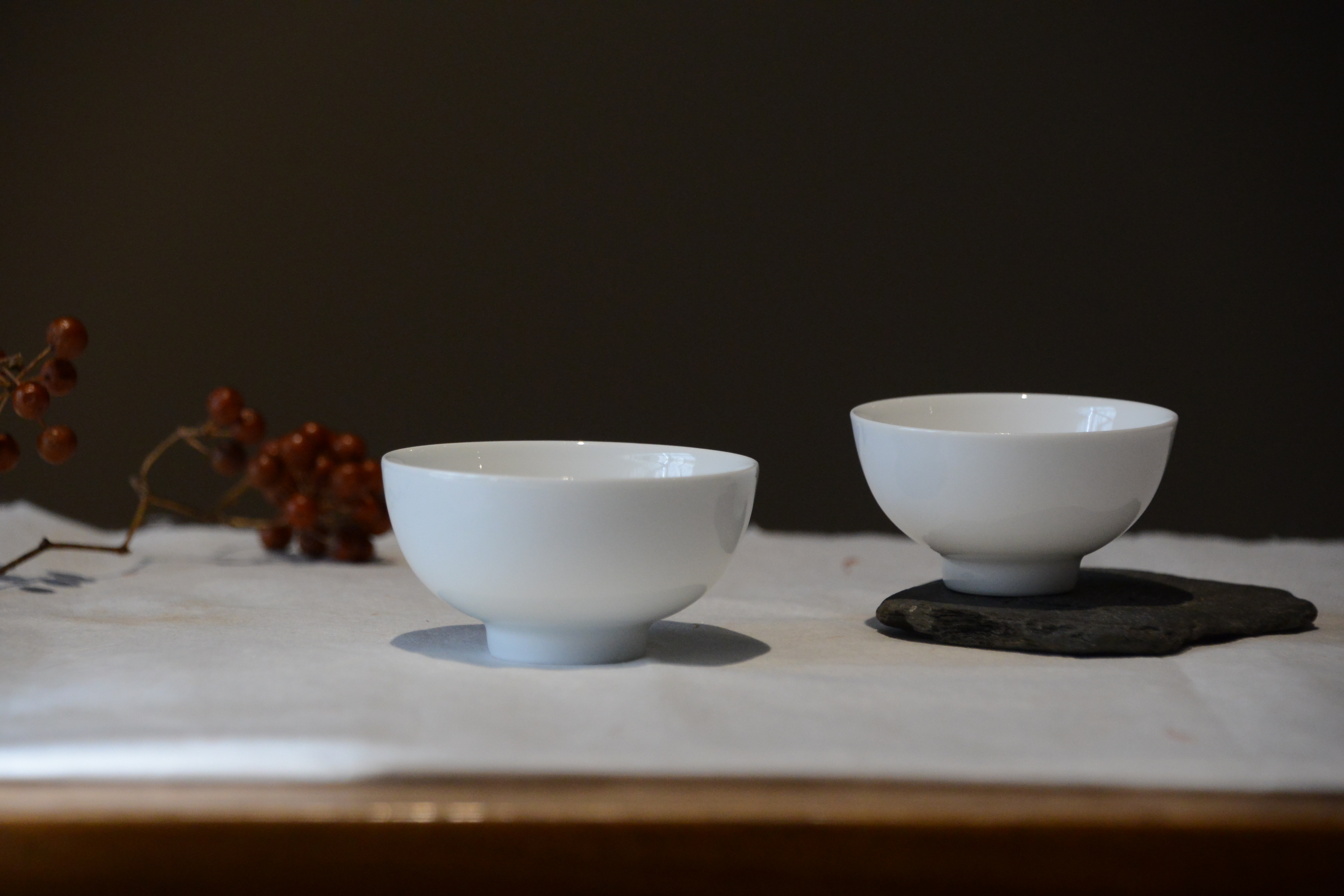 【匠心茶具】白瓷蛋殼杯(2入)｜秋山堂出品