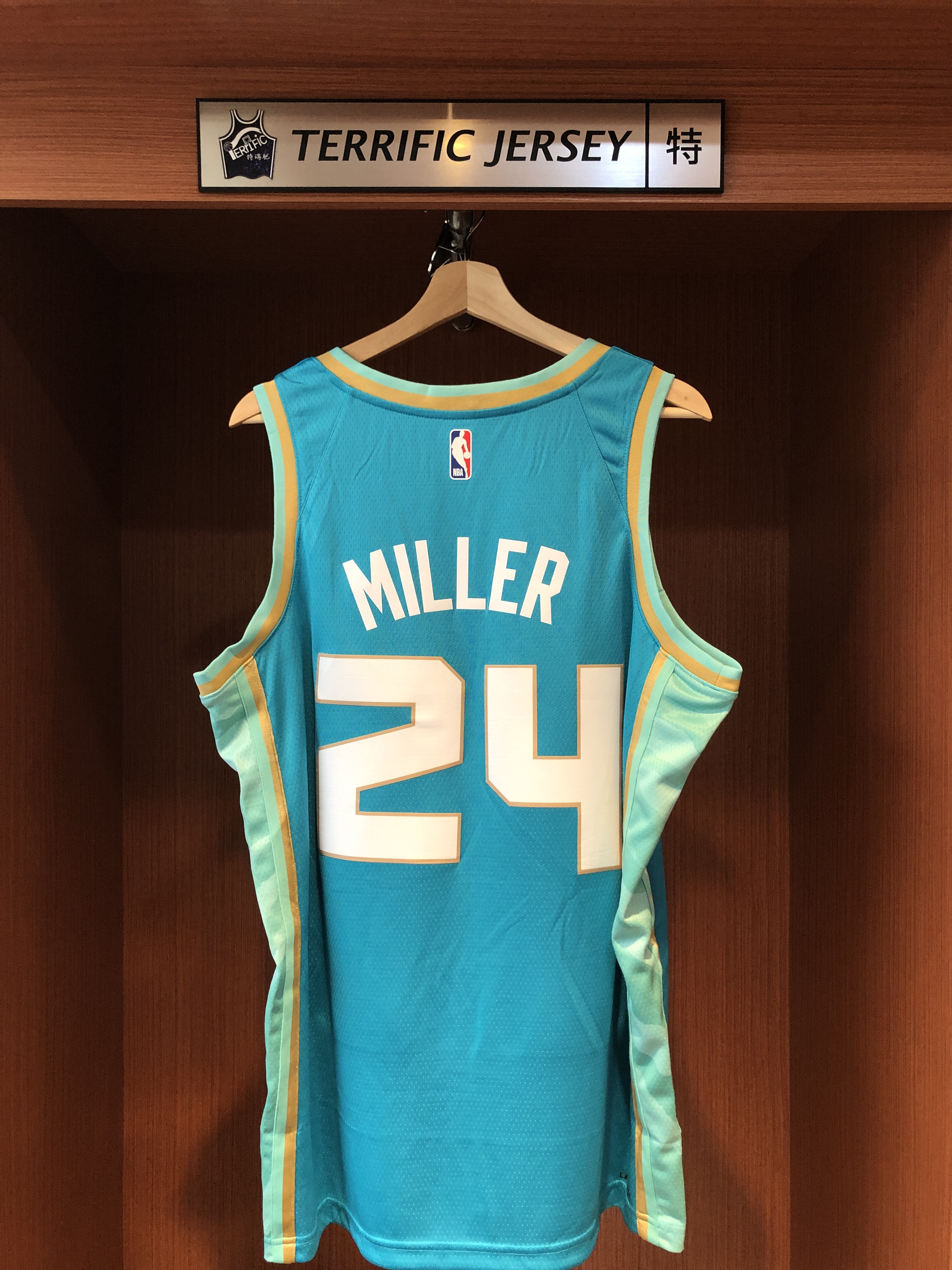 NBA球衣 Brandon Miller 夏洛特黃蜂城市 City Jordan Swingman 球迷版 熱轉印 全新