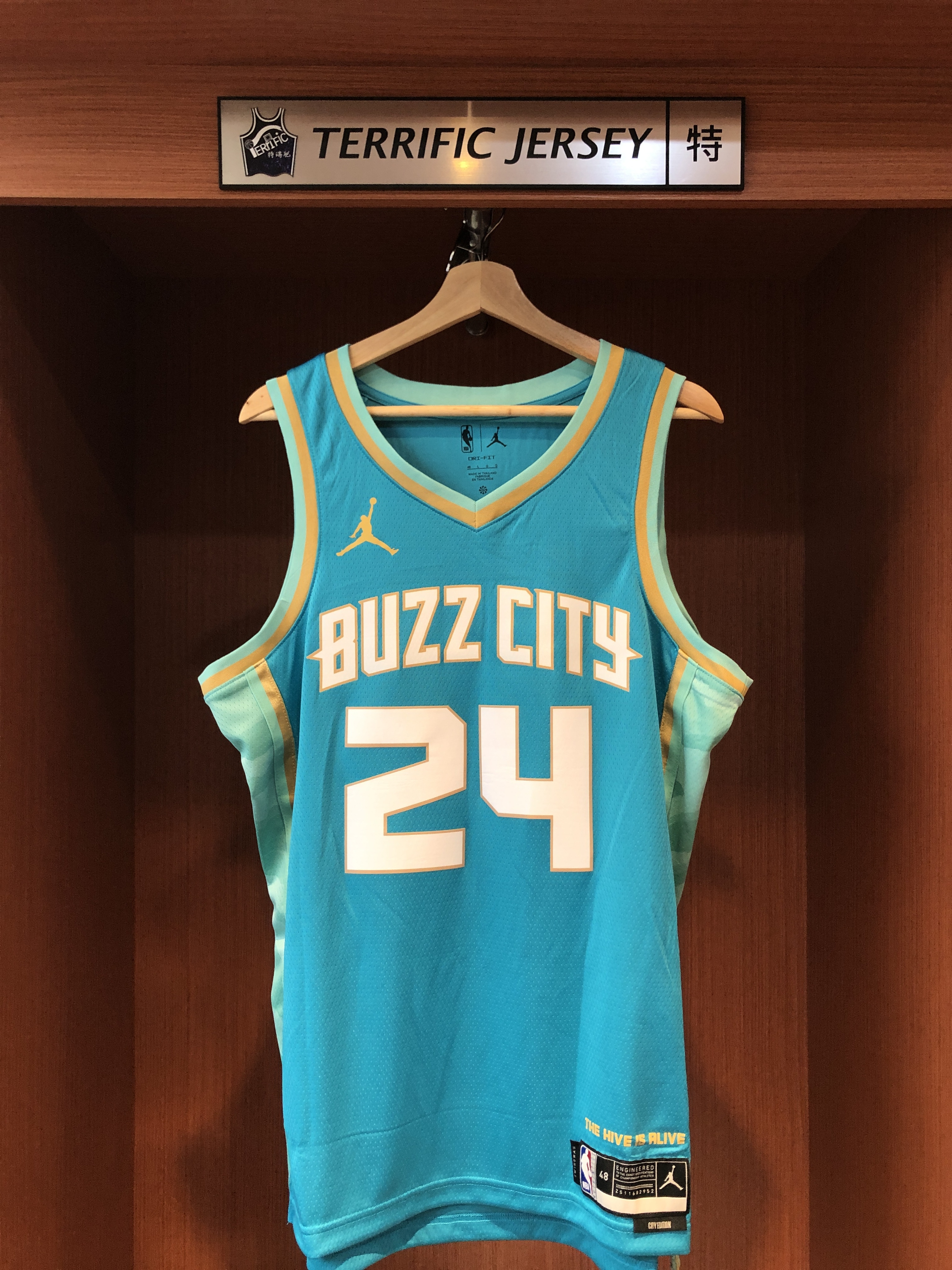 NBA球衣 Brandon Miller 夏洛特黃蜂城市 City Jordan Swingman 球迷版 熱轉印 全新