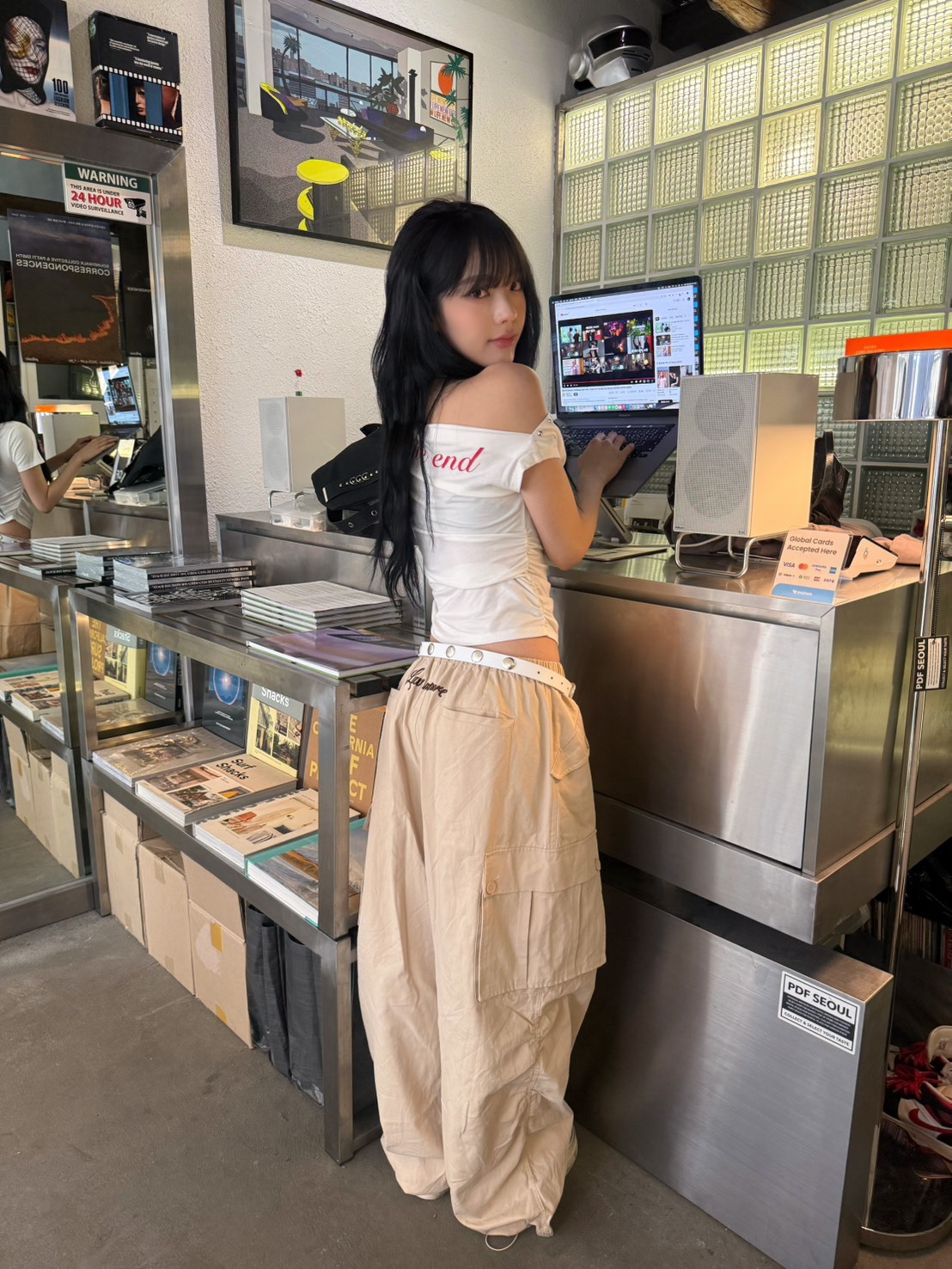 現貨! 9.amez project 系列 Luv me more cargo pants 傘兵工裝褲 (khaki)