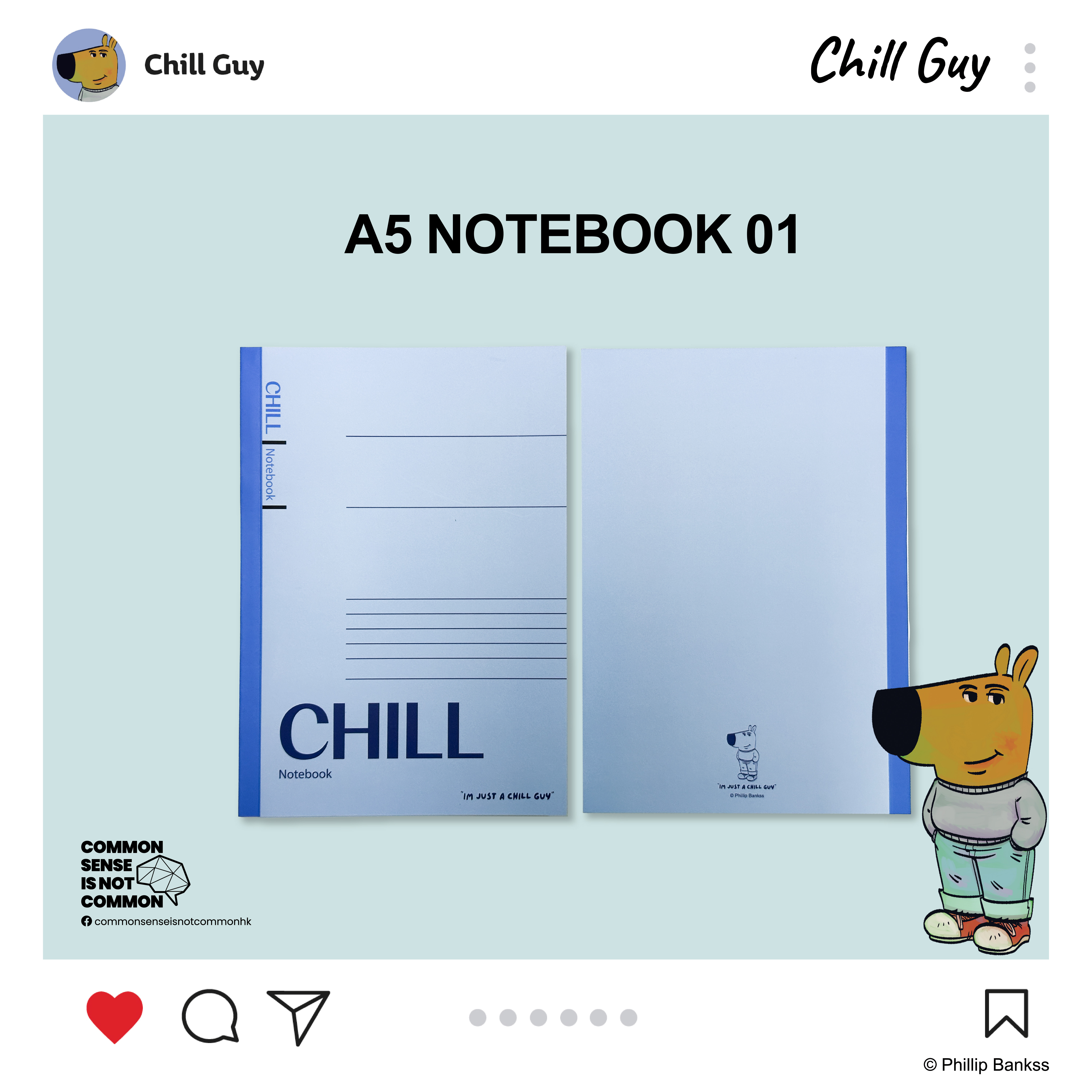 Chill Guy A5 記事簿 CG-A5 Notebook-01
