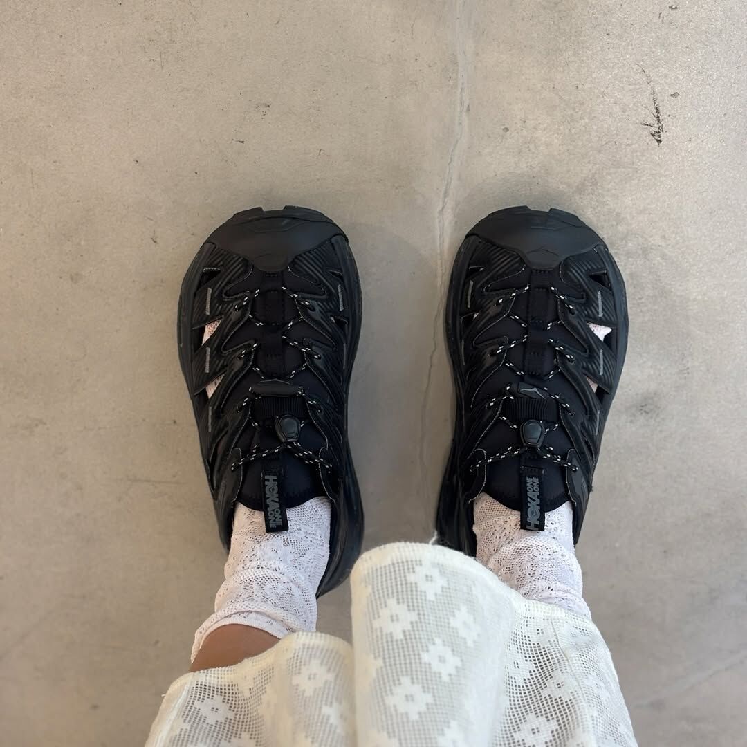 預購┃HOKA ONE ONE Hopara 戶外 機能 涼鞋 黑色