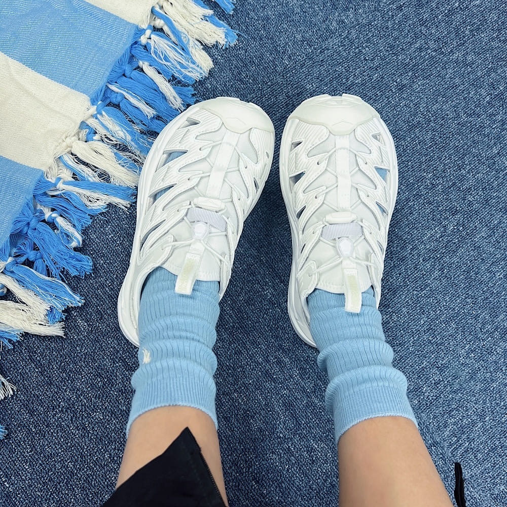 預購┃HOKA ONE ONE Hopara 戶外 機能 涼鞋 白色