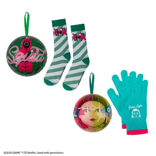 魷魚遊戲節日套裝 - 英熙手襪 & 守衛襪子