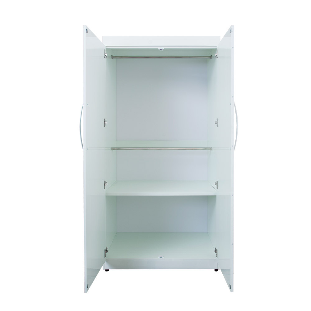 南亞塑鋼-3尺二門塑鋼衣櫃