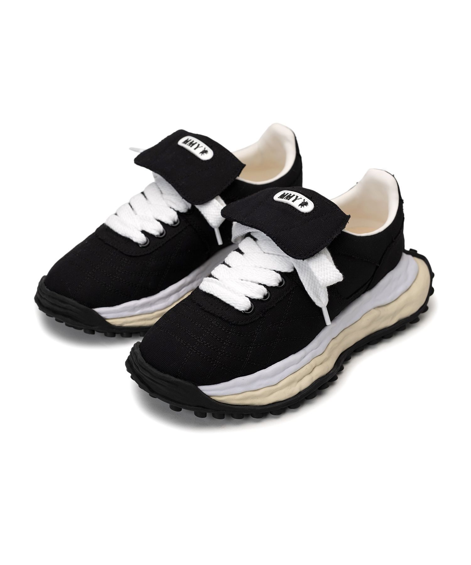 [現貨] MIHARA Scott OG Sole Canvas Black White | A14FW702