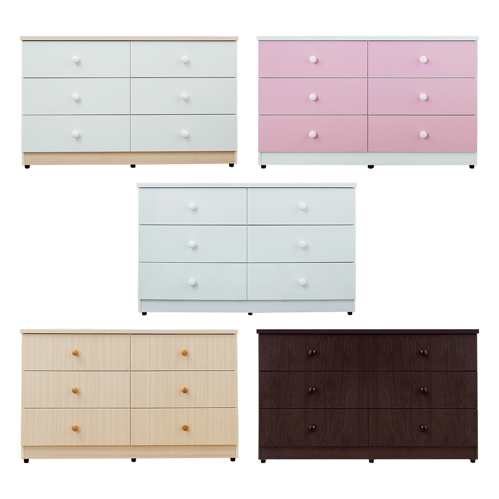 南亞塑鋼-4.1尺六斗櫃/六抽屜收納櫃/置物櫃