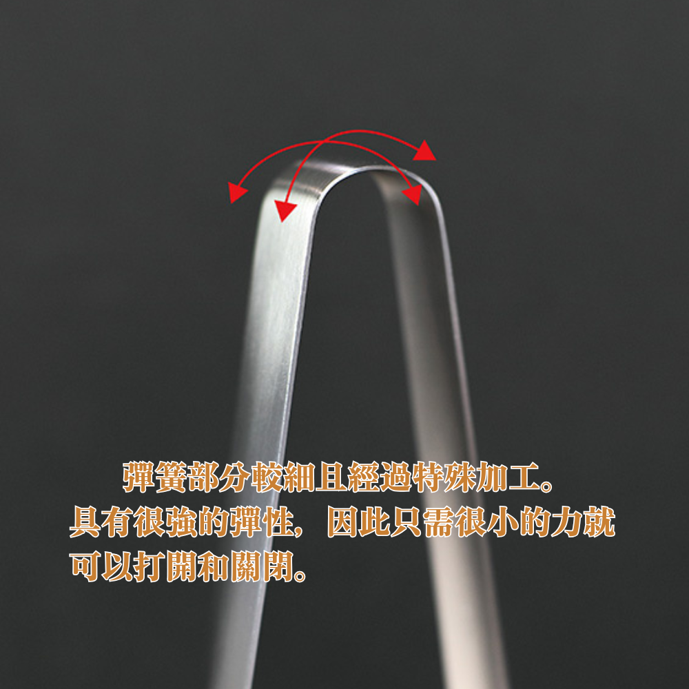 《家事問屋》日本製全不鏽鋼長柄鋸齒型瀝油夾(全長30cm)