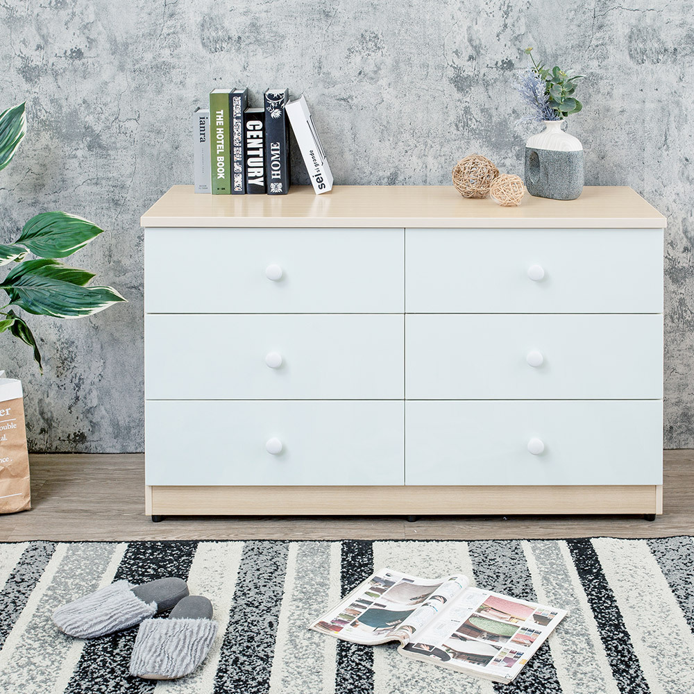 南亞塑鋼-4.1尺六斗櫃/六抽屜收納櫃/置物櫃