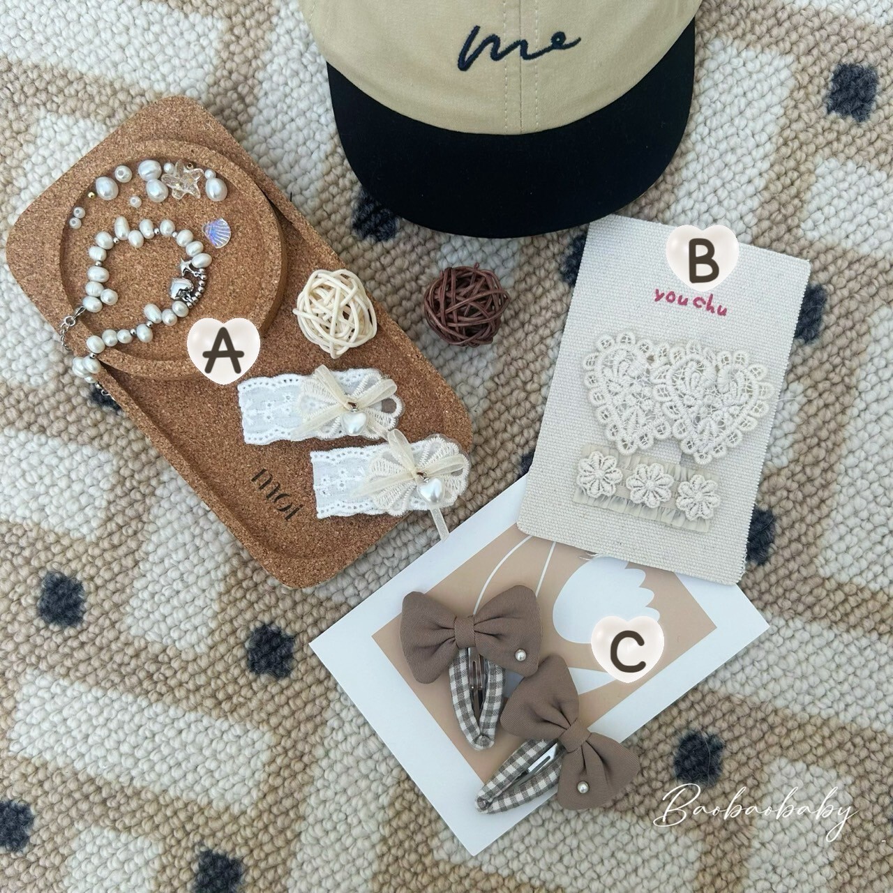 奶茶日常髮夾組