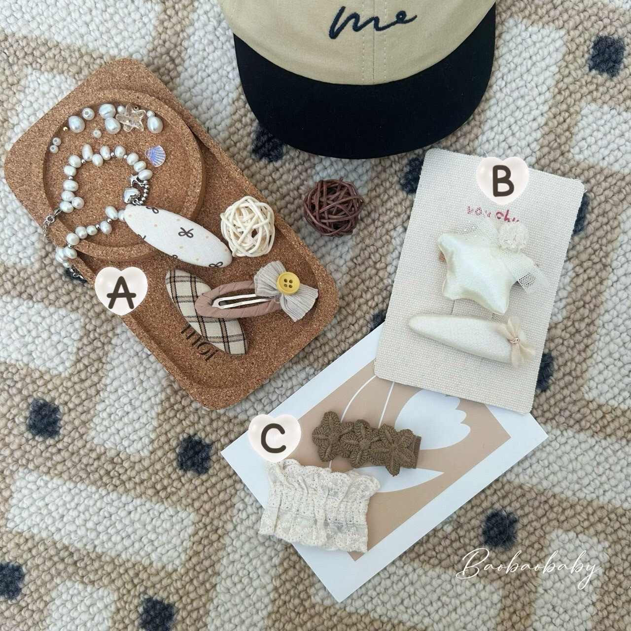 午後奶昔髮夾組