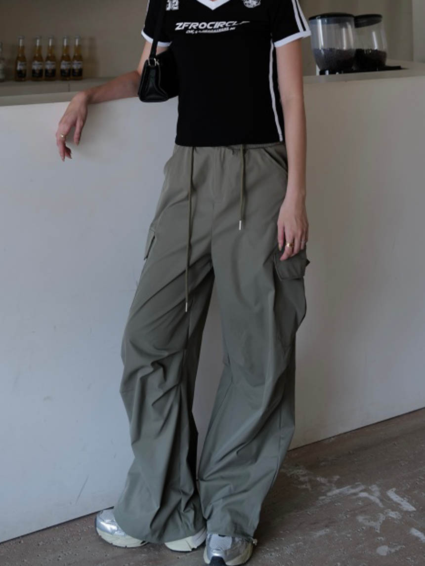 工裝抓皺褲*4色