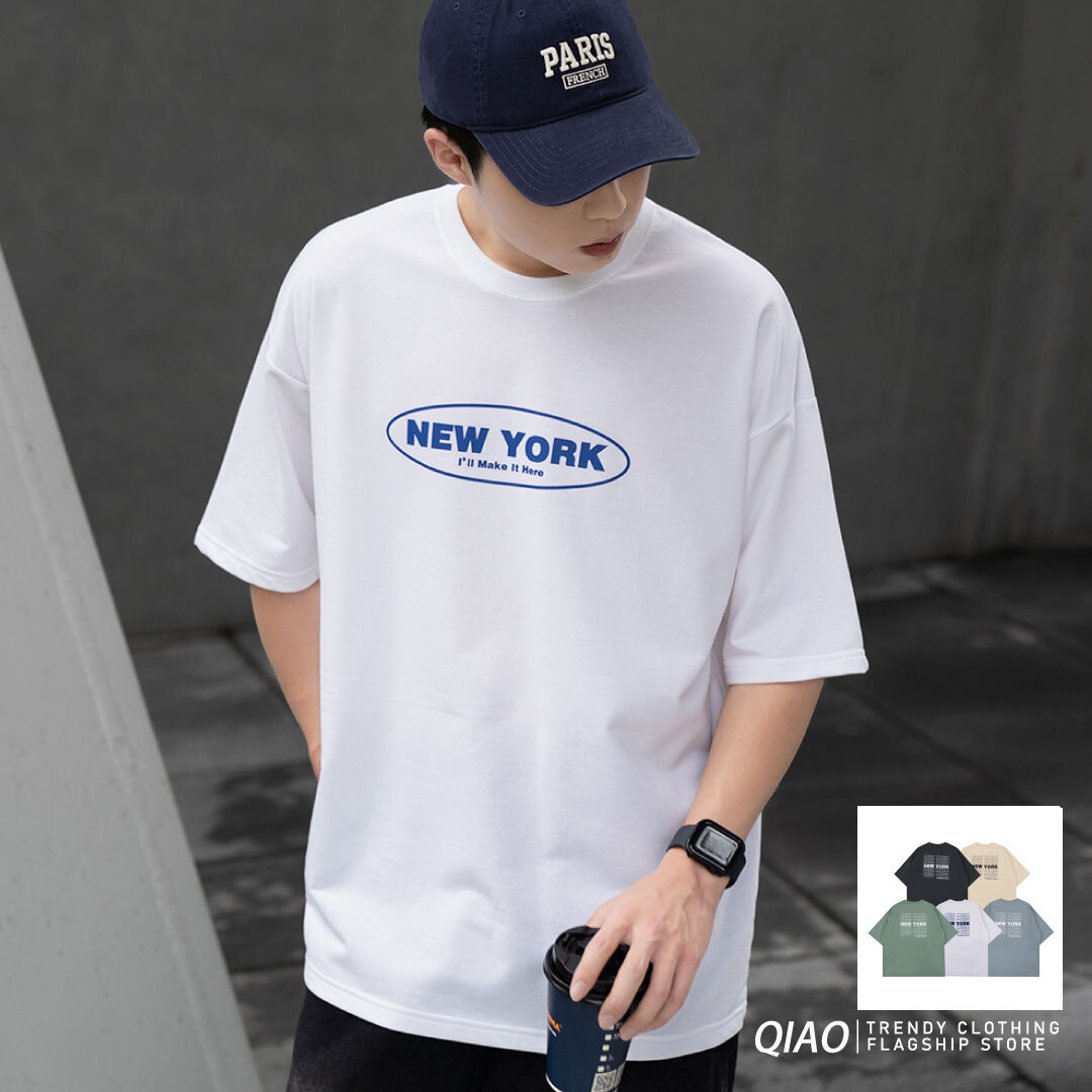 NEW YORK 紐約不睡 印刷短T