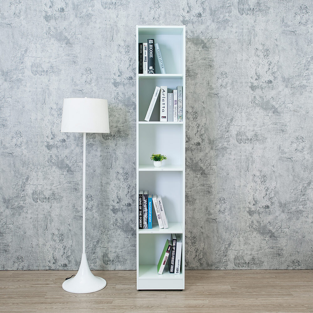 南亞塑鋼-1.2尺開放式5格書櫃/五格隙縫收納櫃/展示櫃/置物櫃