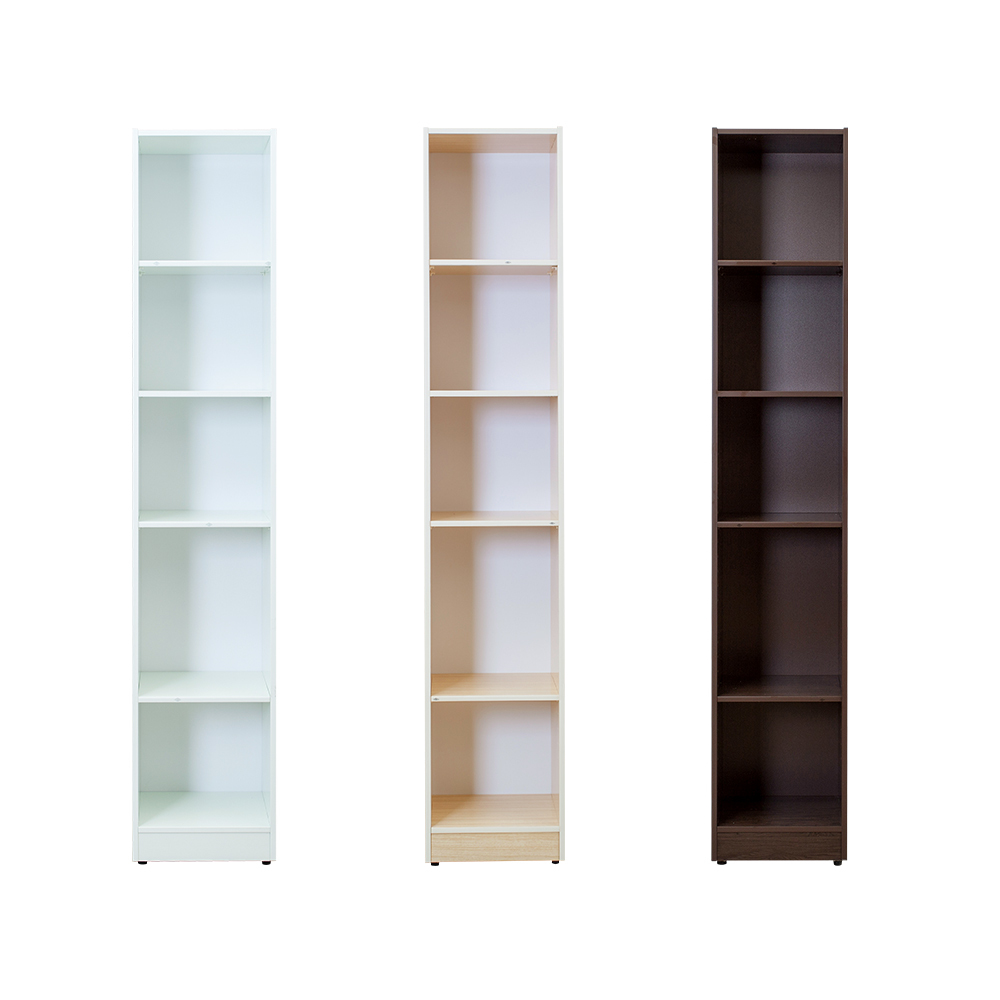 南亞塑鋼-1.2尺開放式5格書櫃/五格隙縫收納櫃/展示櫃/置物櫃