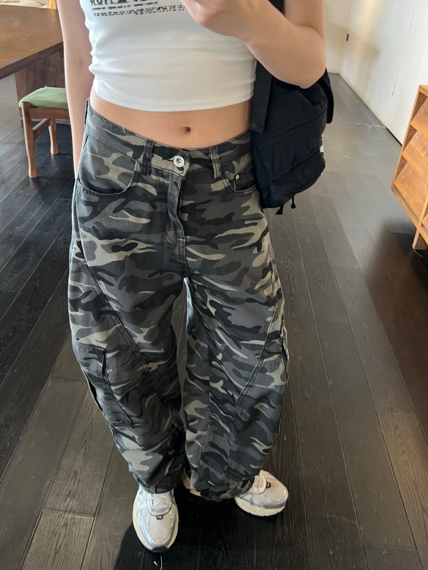 迷彩工裝褲