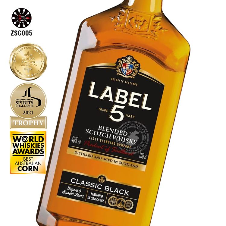 Label 5 Classic Black Blended Scotch Whisky