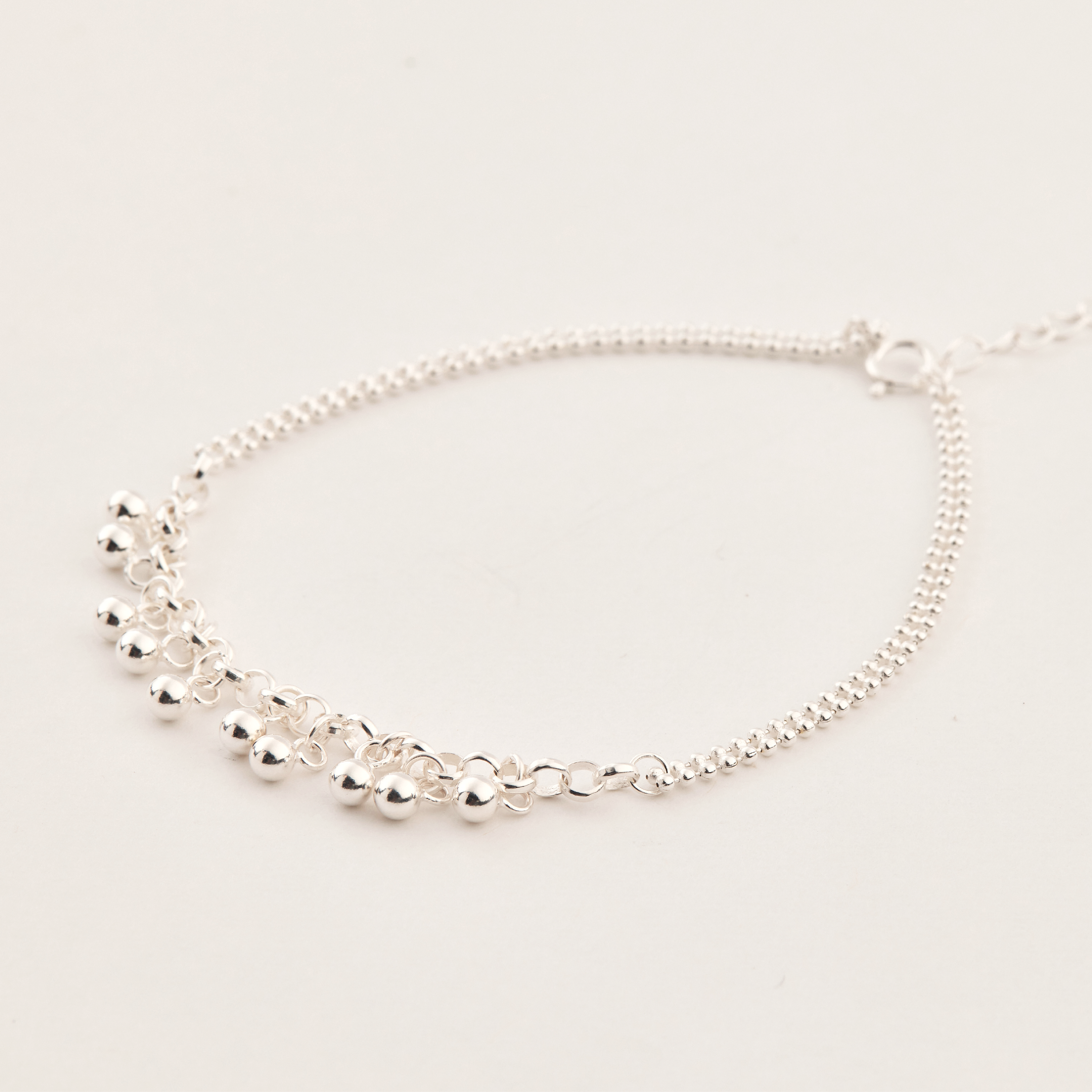 B487 | 純銀銀珠手鍊