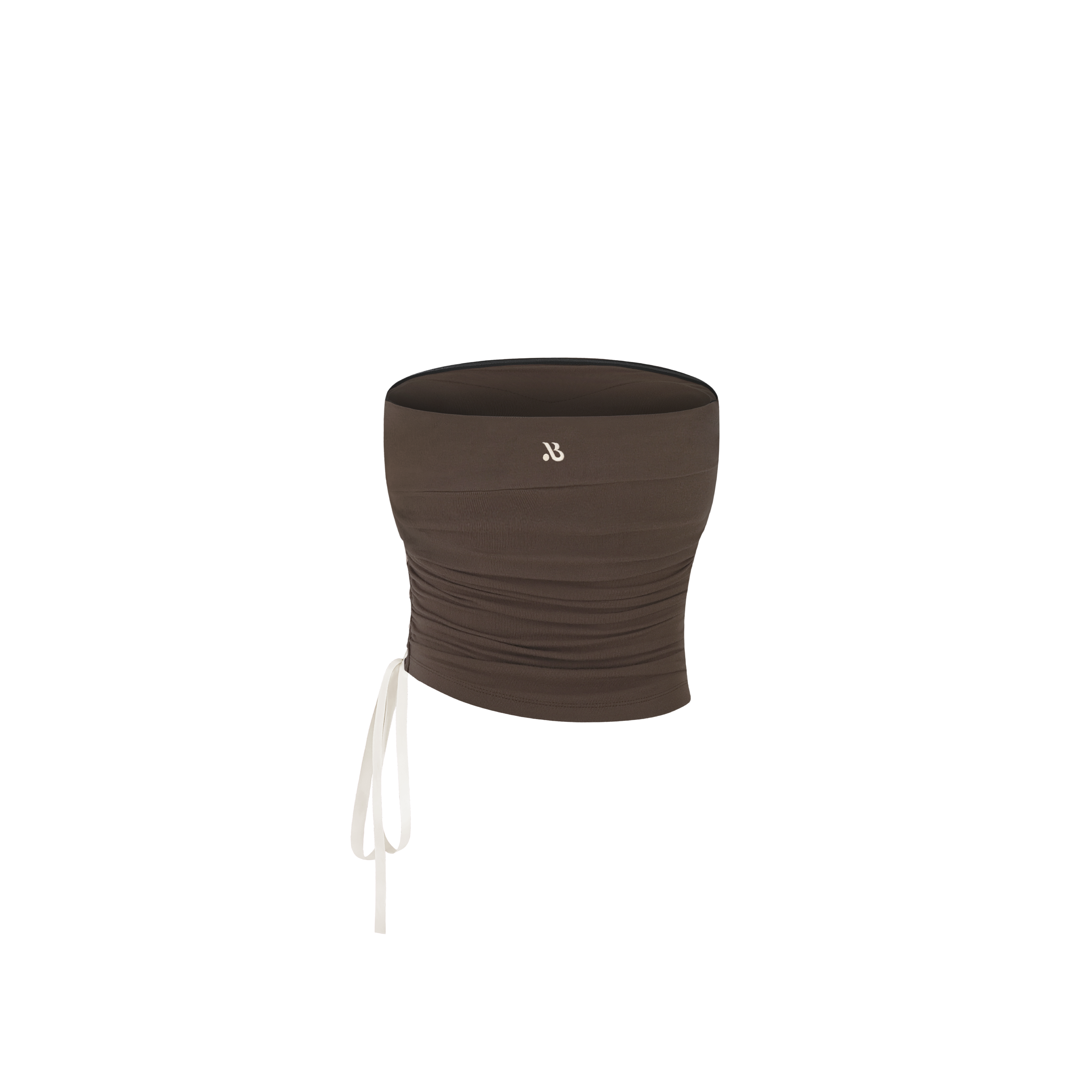 平口綁帶 BRA TOP - 摩卡棕