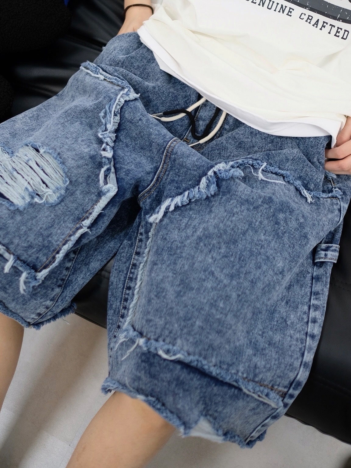 SPT0033 大爛soso邊牛仔褲