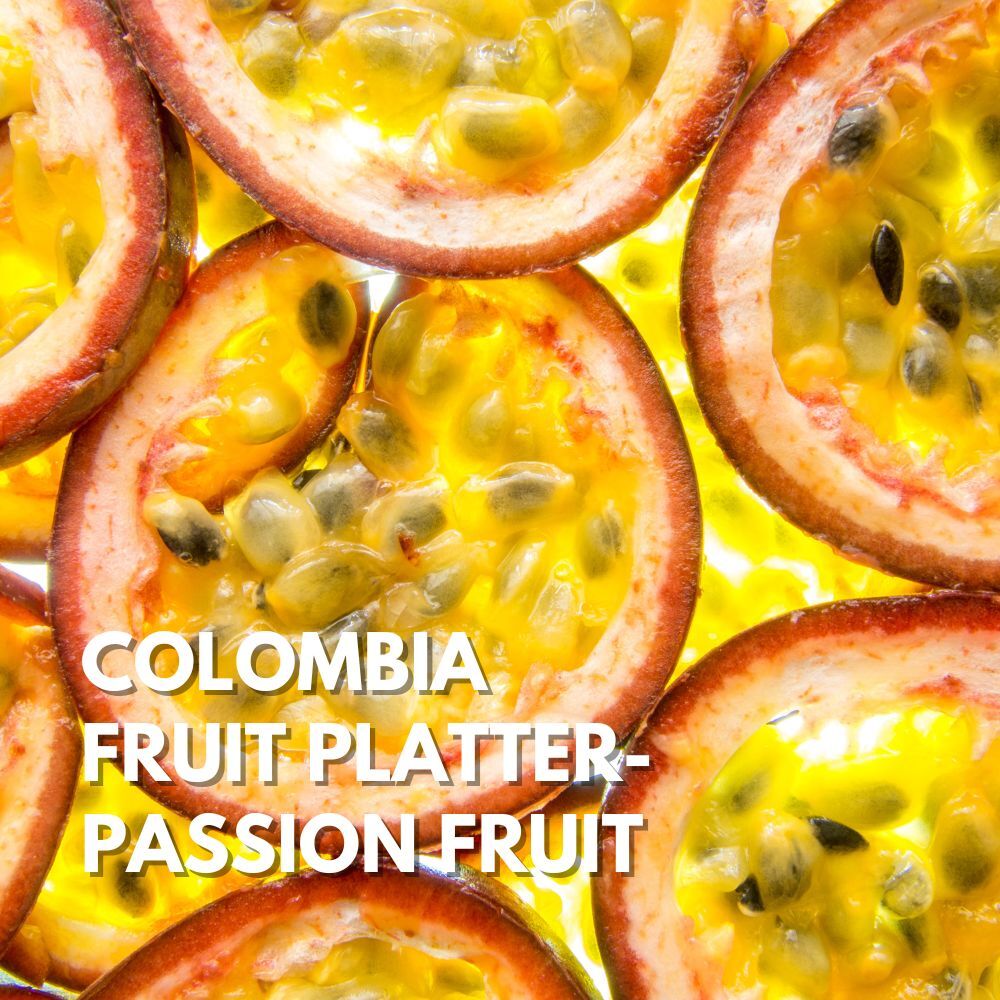 淺中焙|哥倫比亞 蕙蘭 水果拼盤-百香果 水洗特殊後製 咖啡豆 半磅(227g±5g)|暖窩咖啡