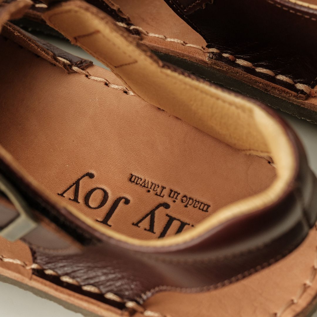 油蠟‧勃肯瑪莉珍 油蠟紅咖(真皮女鞋/全真皮/真皮便鞋)