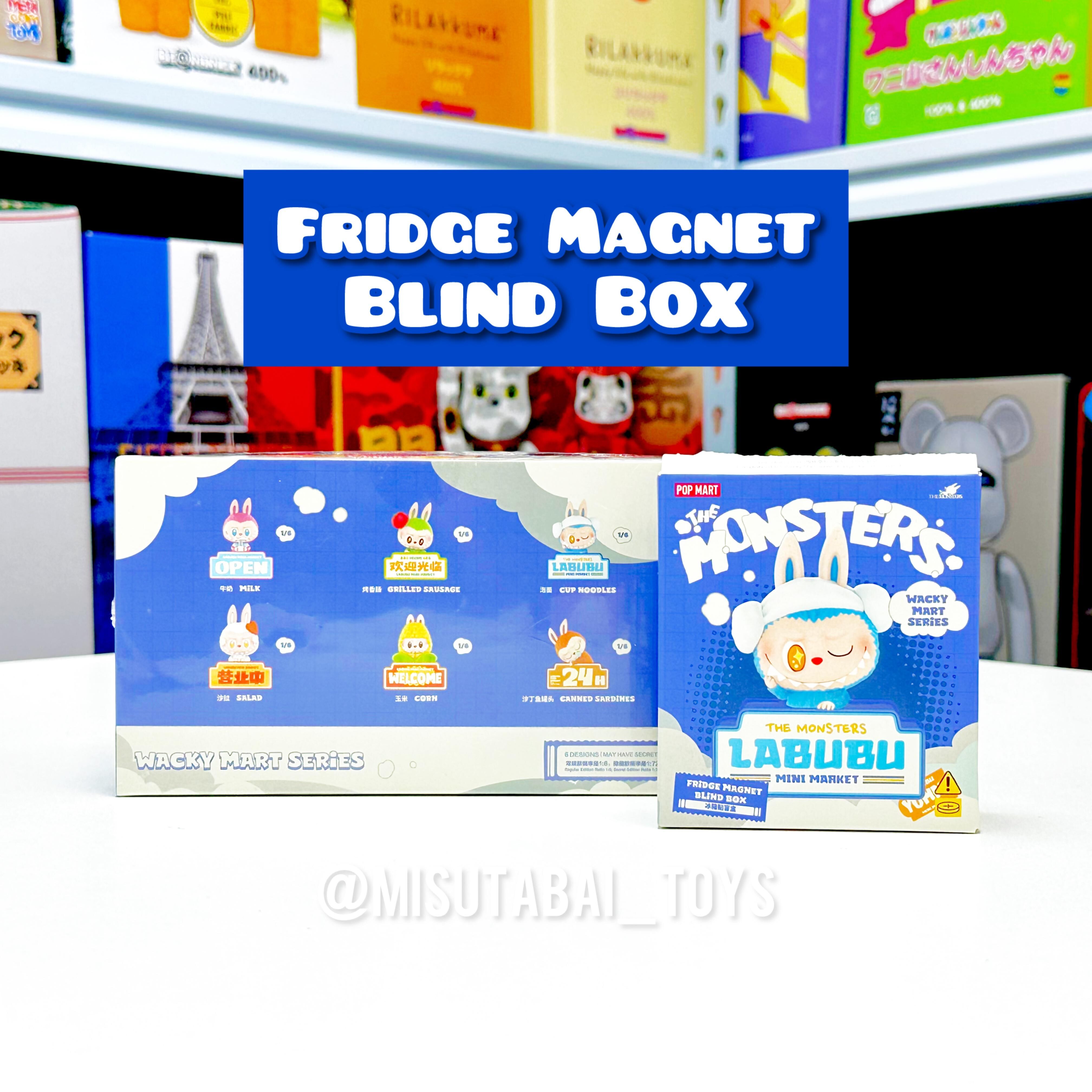 Labubu THE MONSTERS怪味便利店系列-冰箱贴盲盒 ( POP MART )