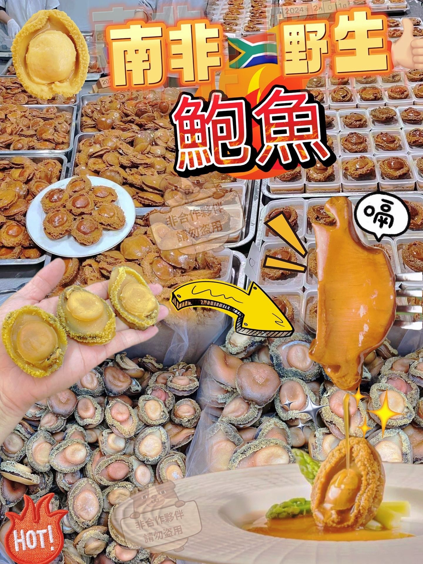 野生南非鮑魚150克